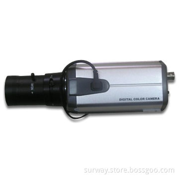 CCTV Box Camera with 540TVL High Resolution and Low Minimum Illumination of 0.001 Lux